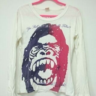 *ＲＮＡ*長袖Tシャツ*ゴリラ*バクプリあり*