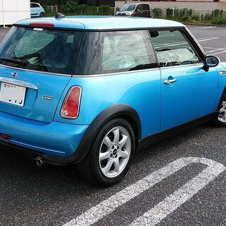 ★車検R3/8★BMWミニ ワン★レザー調シートカバー★純正ナビkit★純正アルミ★HID/ETCなど★訳あり格安! の画像