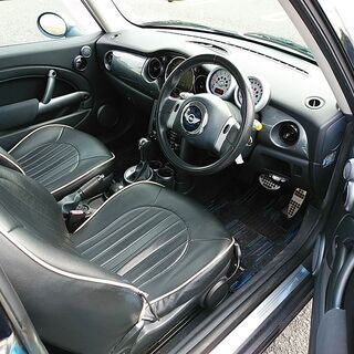 ★車検R3/8★BMWミニ ワン★レザー調シートカバー★純正ナビkit★純正アルミ★HID/ETCなど★訳あり格安! の画像