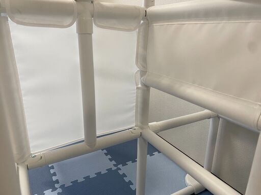 子ども用室内ジム【おりたたみロングスロープ キッズパーク】☆ネット決済 折りたたみ可能/ブランコ/すべり台/ジャングルジム