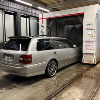 内装写真追加！車検あり♫クラウンエステート　サンルーフ.マルチ.社外マフラー.ダウンサス.社外ホイール2JZ.の画像