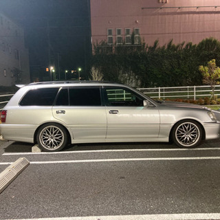 内装写真追加！車検あり♫クラウンエステート　サンルーフ.マルチ.社外マフラー.ダウンサス.社外ホイール2JZ.の画像