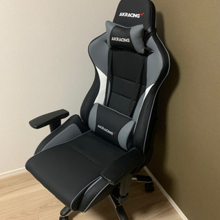 【ほぼ新品】AKRacing ゲーミングチェア Pro-X V2 GREY 灰