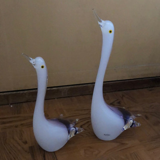 ガラス製　置物