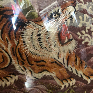 文化刺繍　虎と龍の画像