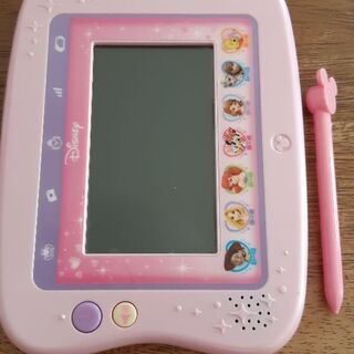 ★最終価格です！★知育　ゲーム　プレゼントにも　ディズニープリンセス　できた！がいっぱいドリームパッド　充電器付の画像