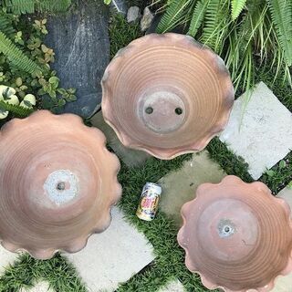 寄せ植え鉢　３つ　陶器