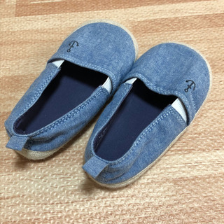 h&m ベビー　スリッポン　US4-5   約12cmの画像
