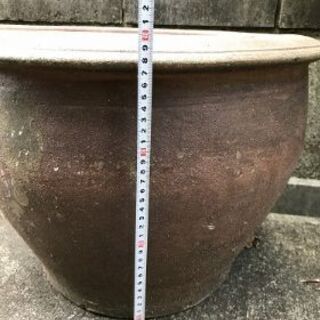陶器大鉢１　睡蓮鉢２　陶器中鉢１の画像
