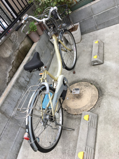 値下げ　中古　YAMAHA Li−ionS 電動自転車　バッテリー無し