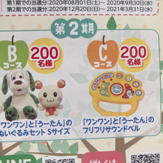 新品未開封！いないいないばあ　ぬいぐるみ　Sセットの画像