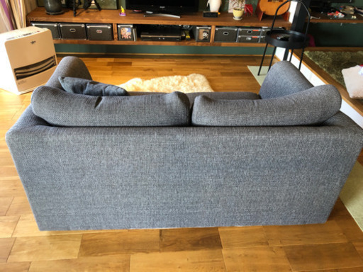 ニトリ　ボックスソファ　中古品　グレー