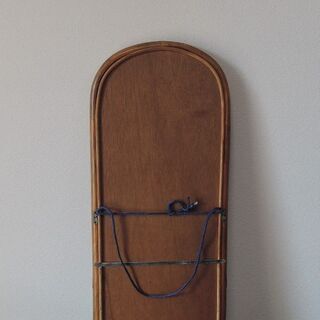 籐の姿見　全身鏡（吊り下げタイプ）の画像