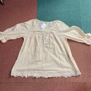 ROWRYS FARMの七分袖チュニック（タグ付き）Lサイズ