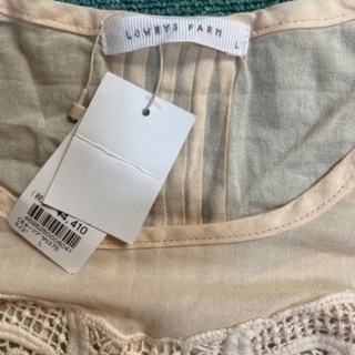 ROWRYS FARMの七分袖チュニック（タグ付き）Lサイズの画像