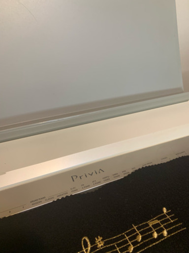 CASIO 電子ピアノ 88鍵盤 ホワイト 【美品】椅子付き
