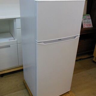 【販売終了しました。ありがとうございます。】Haier　2ドア　冷凍冷蔵庫　JR-N130A　2019年製　中古美品　/　直冷式　高年式　お買得