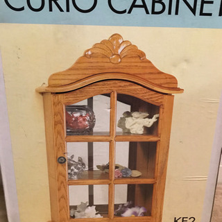 【新品】アメリカ　オ-ク家具(Nostalgic Oak)飾り棚の画像