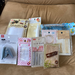 ハンドメイド材料(100均のもの)あげますの画像