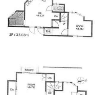 【北区】滝野川一戸建て建物約50㎡3DK1450万円【所有権】 - 北区