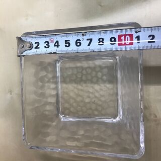 未使用　ガラス小皿　2つセットの画像