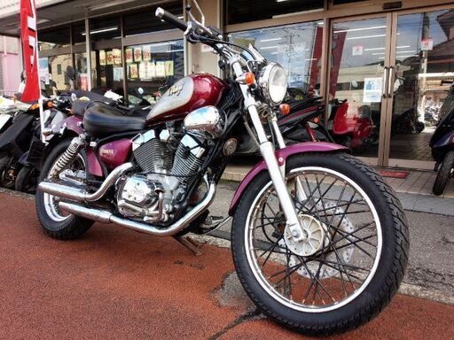 NO.3506　ＸＶ２５０ビラーゴ　空冷Ｖツイン２５０ｃｃ　アメリカン　ワインレッド＆シルバー　☆彡