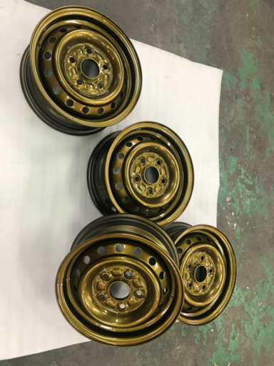 ⭐︎ 美品！　S402M ライエースバン用　純正スチールホイール　カスタムカラー⭐︎