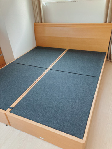 ダブルベッド　綺麗な状態