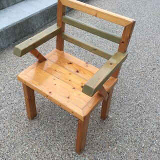 木製　ダイニングチェア　ハンドメイド　テーブルセット購入可