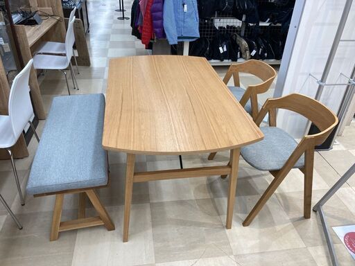 unico(ウニコ) ダイニング4点セット CLARUS ELEMT (クラルス エレムト)