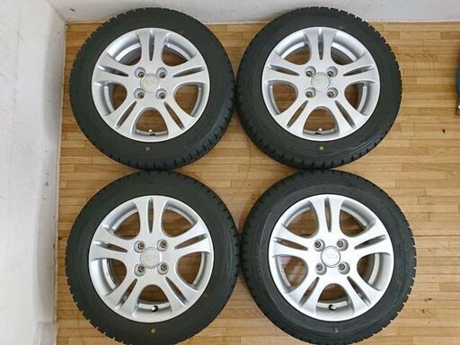 ダイハツ純正 ガリ無しアルミ付き ウィンターマックス新古？スタッドレスタイヤ155/65R14⑦