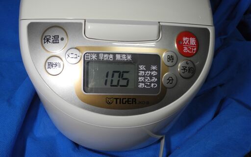 TIGER 炊きたて IH炊飯ジャー 5.5合炊き JKB-B100-WU