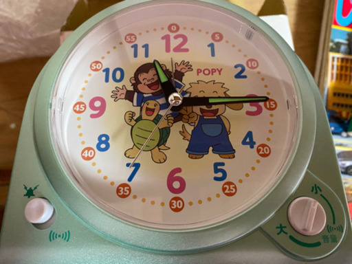 新品、ポピー目覚まし時計