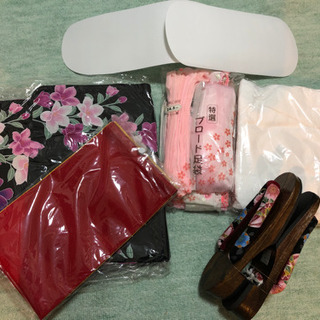 浴衣や下駄など和装セット 新品 美品