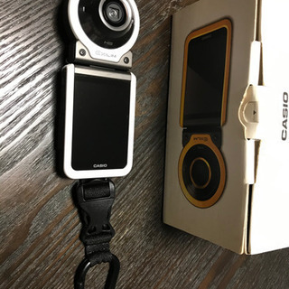 値下げ　casio exilim exーfr100 純正セルフ棒付きの画像