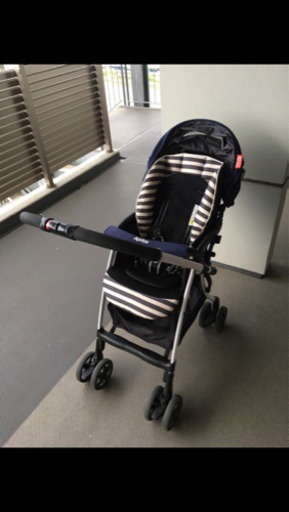 ベビーカー　アップリカ　ラクーナ　ネイビー