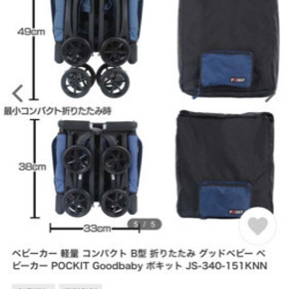 ポキットベビーカーの画像
