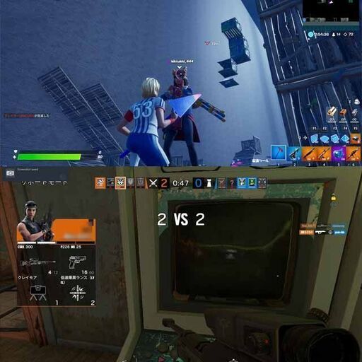 【★虹紅3連★ハイパーWifiゲーミングPC】フォートナイト◎現品組み上げ製造管理番号：ST1031_4W