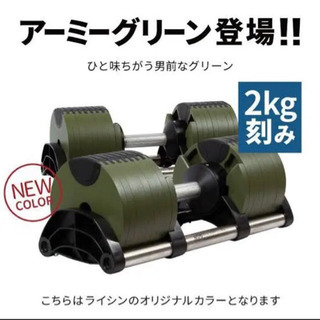 フレックスベル・アーミーグリーン 2kg刻み 32kg 2個セット 16段階調整 