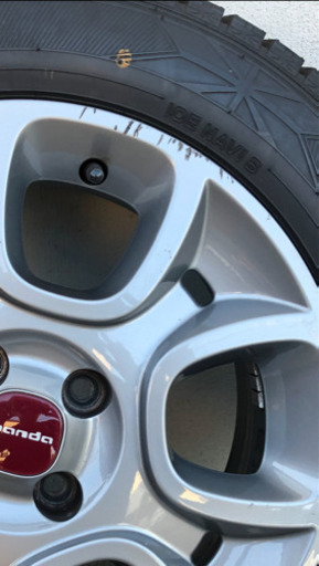 現行フィアットパンダ　スタッドレスタイヤ