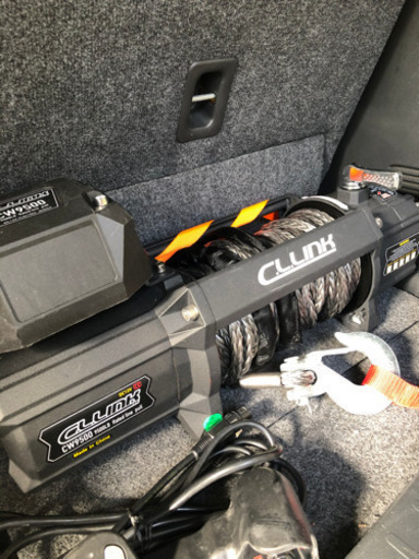 電動ウインチ 9500lb(4310kg) ファイバーロープ 12V