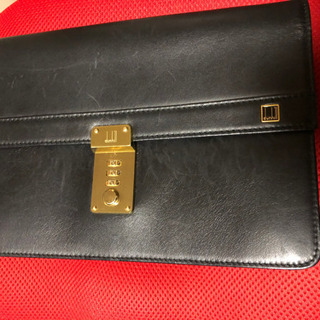 ダンヒル　クラッチバック　セカンドバック　レザー