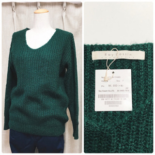 【定価 5,390 円】☆新品☆レイカズンVネックニットプルオーバー