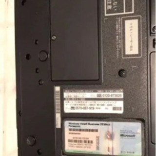 Panasonic Let’s Note ブラック CF-W8の画像