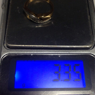 k18  pt900 ダイヤ  リング　　グラム　約3,３５g