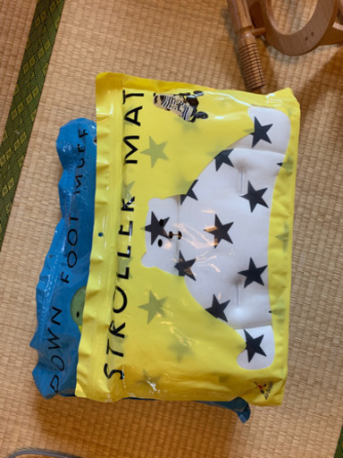 エアバギー　ストローラマット、ダウンフットマフセット　未使用品美品