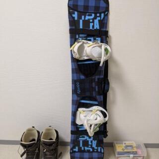 スノーボード一式 メンズ（ボード、ブーツ、ビンディング、ケース