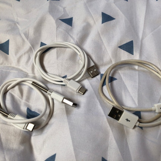 USBケーブル　C×2,B×1本あげます