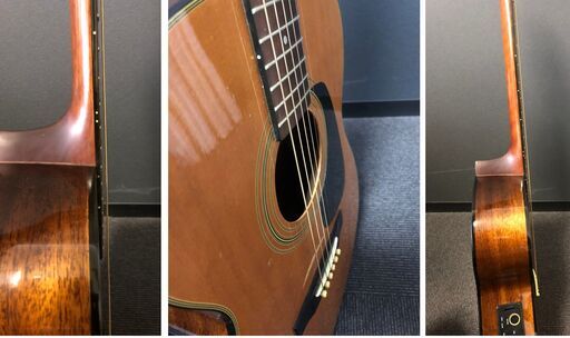 【本日お引取り限定で半額】モーリス　MORRIS　エレアコ　チューナー内蔵　弦高低くて弾きやすい