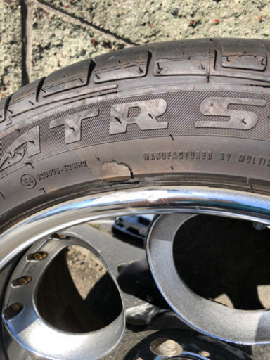 17インチ 5H-114.3 Gartmaierタイヤホイールセット 8j+30 9j+30 傷あり